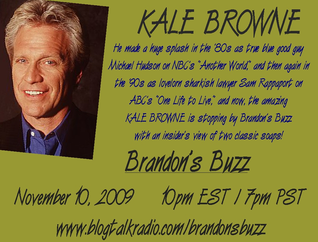 Brandon's Buzz » Blog Archive » former soap hero kale browne drops by