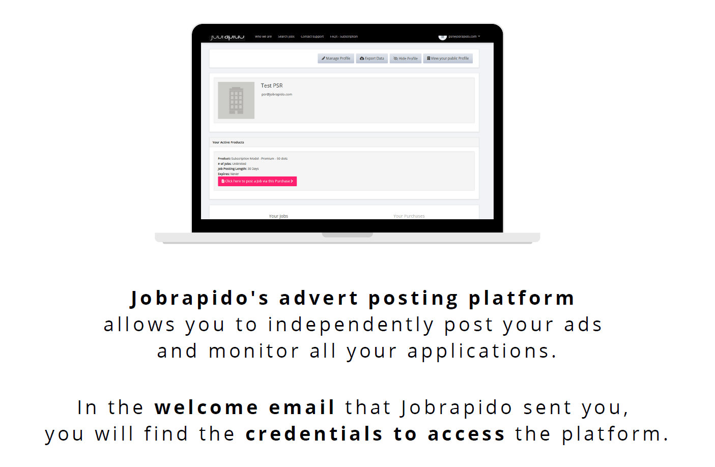 Jobrapido Support Subscription Knowledge Base