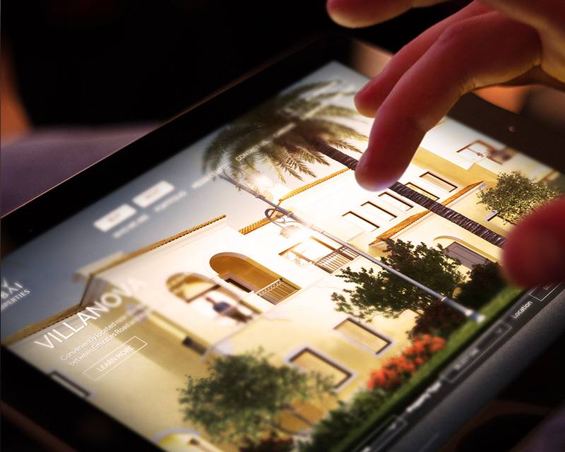 Dubai Properties Website UI Design BrandsRevolution