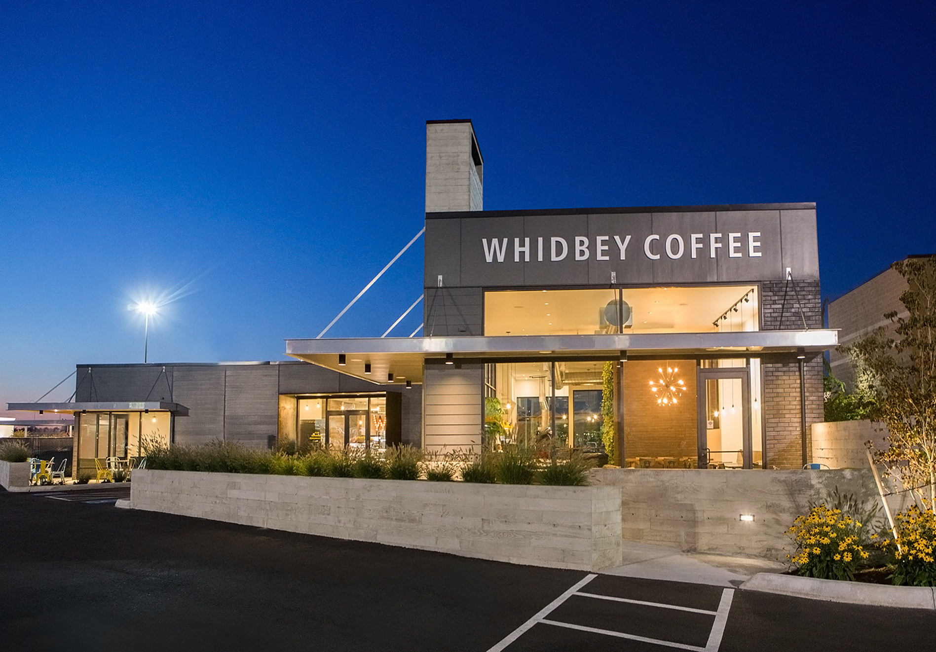 Whidbey Coffee Burlington Contemporary Retail Design by the Brandt