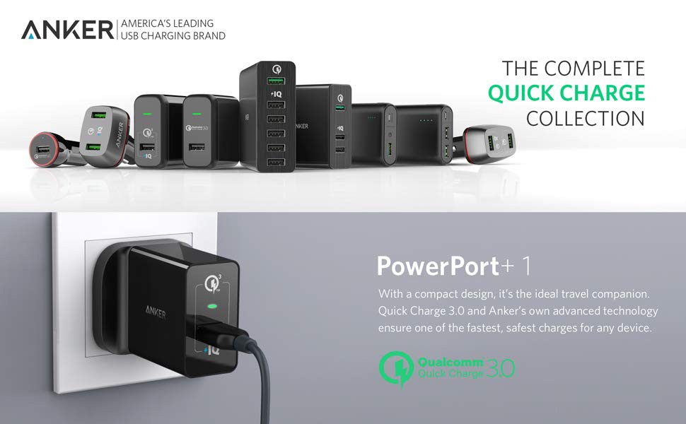 Anker Quick Charge 3.0 USB A Charger