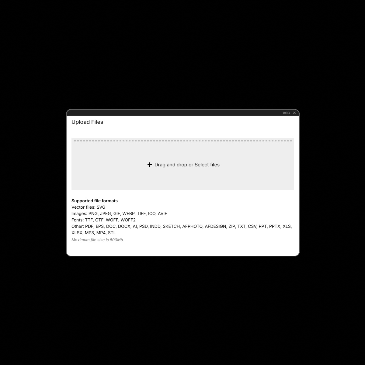 30+ Supported File Formats - Brandy