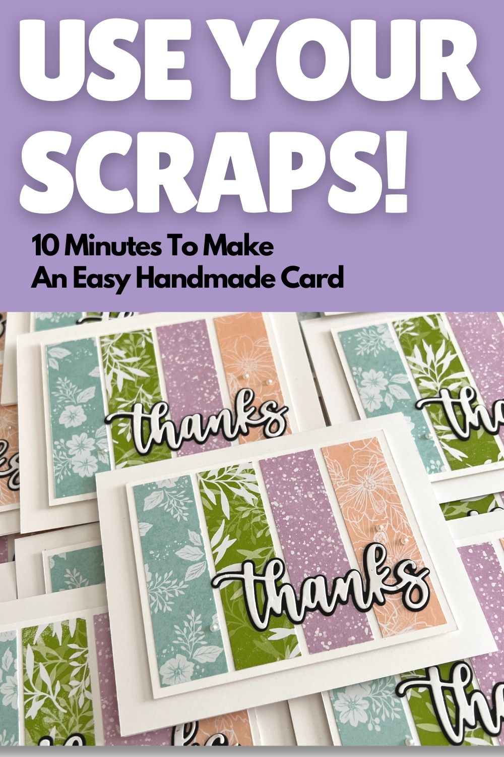Scrap Paper Card Tutorial 10 Minutes To Make An Easy Handmade Card