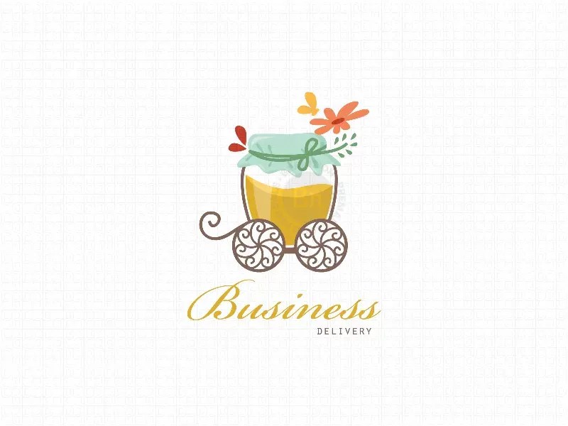 Honey Cart Delivery Logo Branition