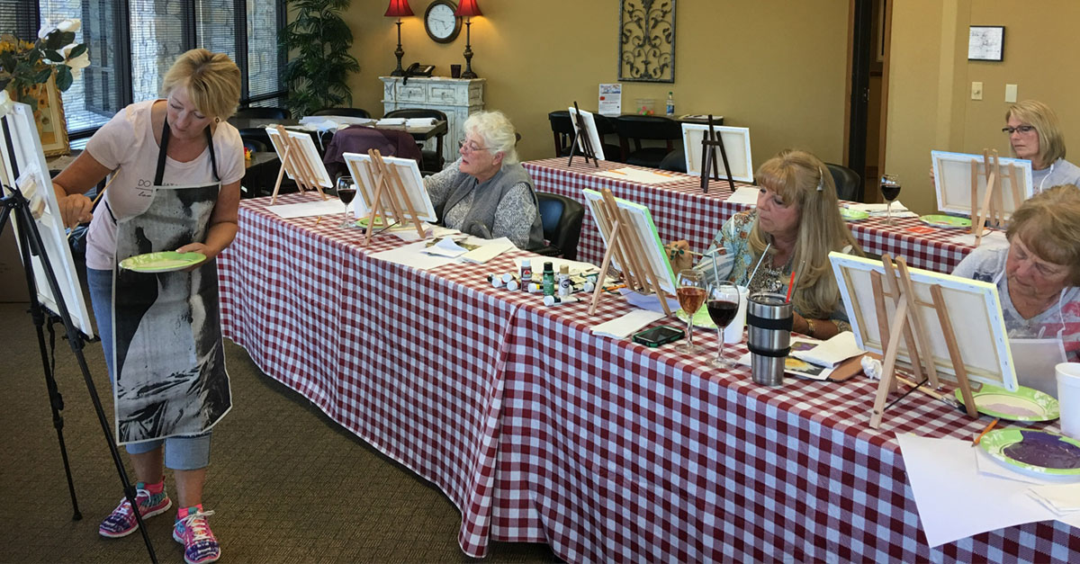 Enjoy Fine Wine While You Paint A Masterpiece Branson Regional Arts