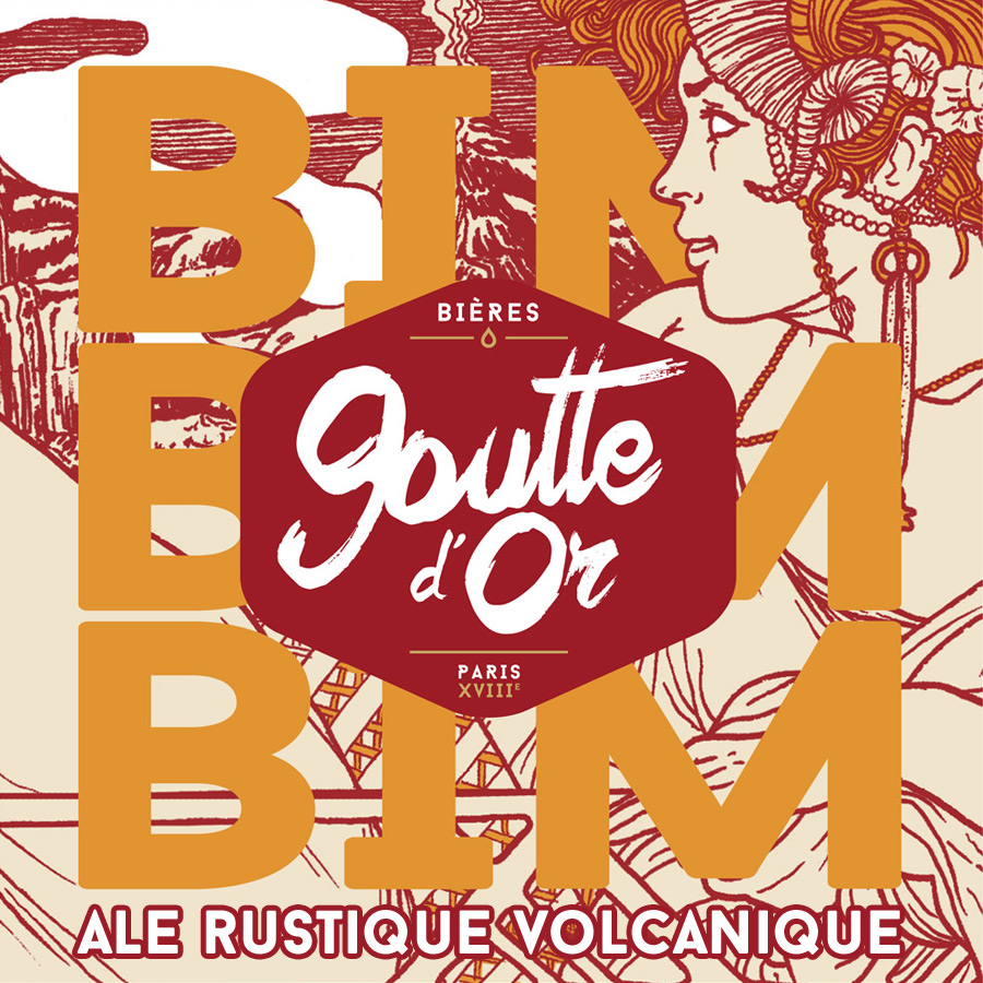 BIM Brasserie de la Goutte d'Or Ale Rustique Volcanique
