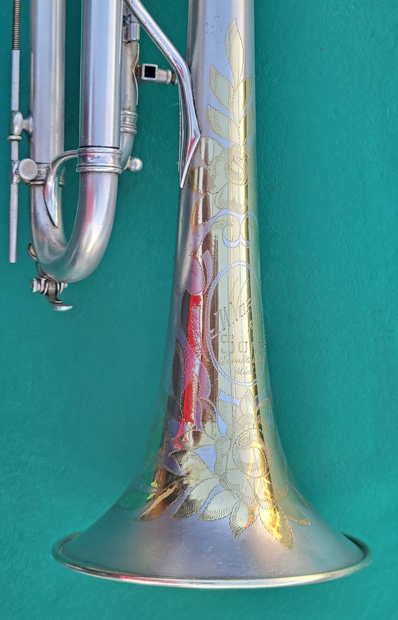 1925 J W York & Sons Metropolitan Model 70 Bb Trumpet Grand Rapids