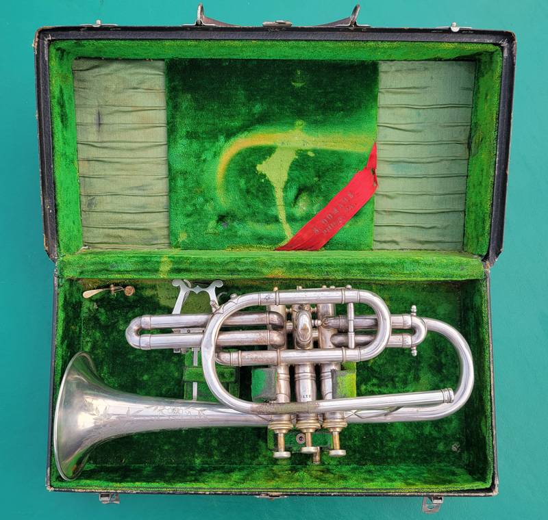 Eugene Domage Philadelphia Vintage horn Brass Instrument History