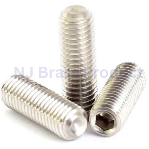 Socket Hex Grub Screws Brass Plumbing Fitting