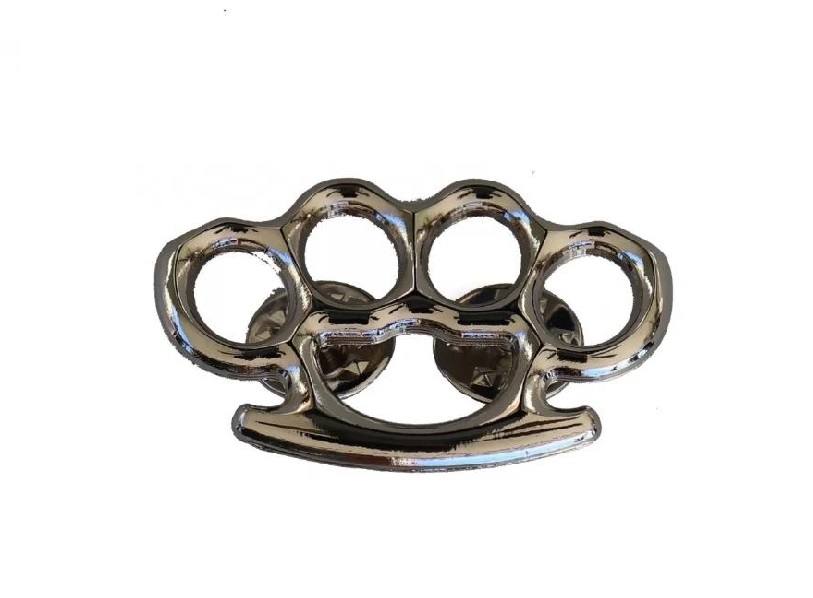 MP1A Brass Knuckles Biker Pin Brass Pole Motorcycle Accessories