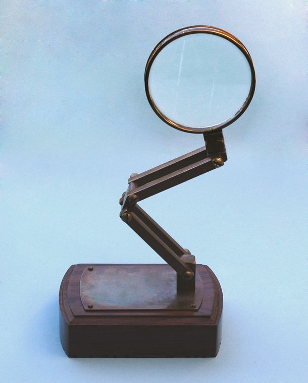 Solid Brass Adjustable Stand Magnifier