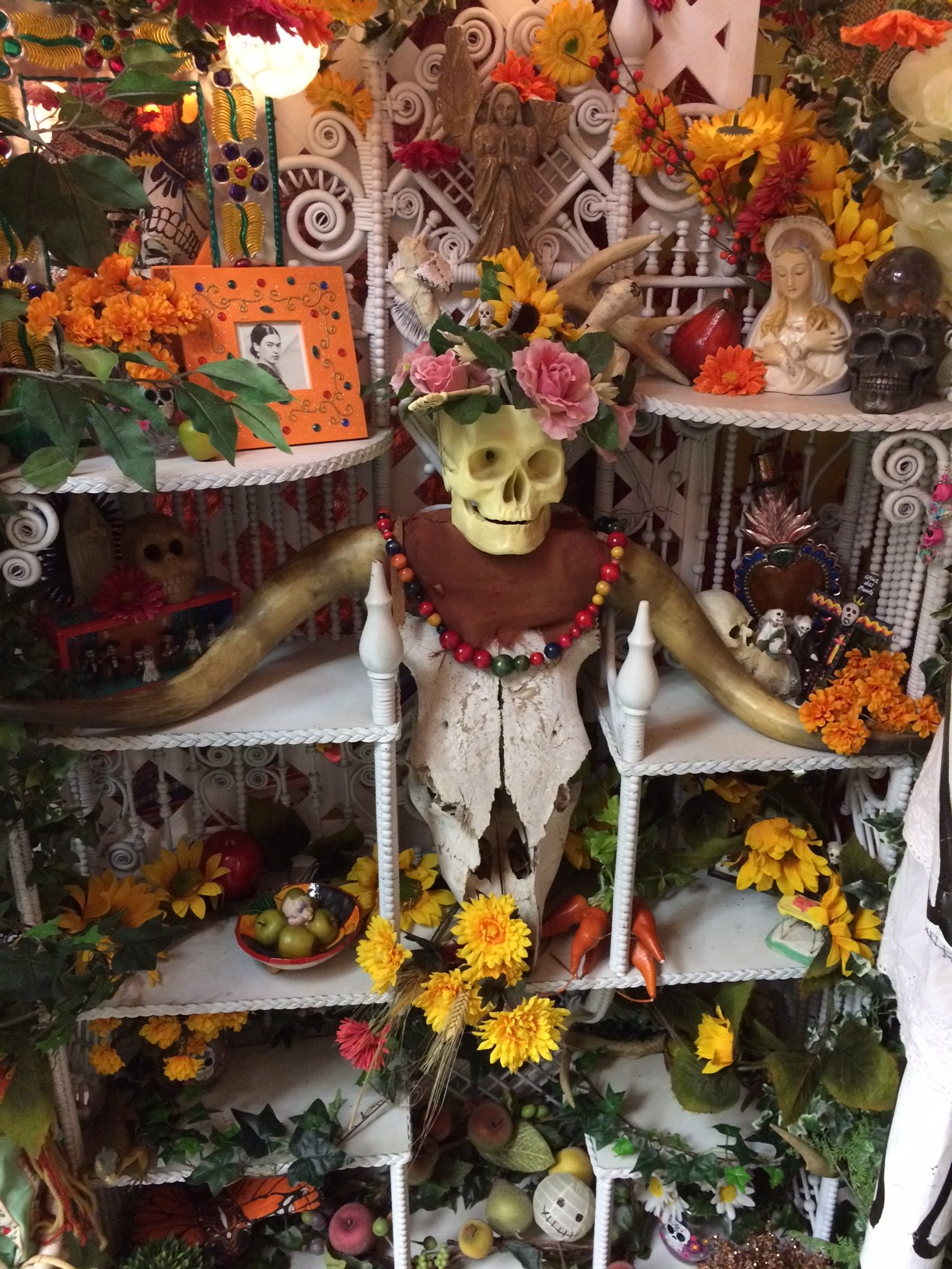 Brattleboro Area Hospice Community altar honoring loved ones who have