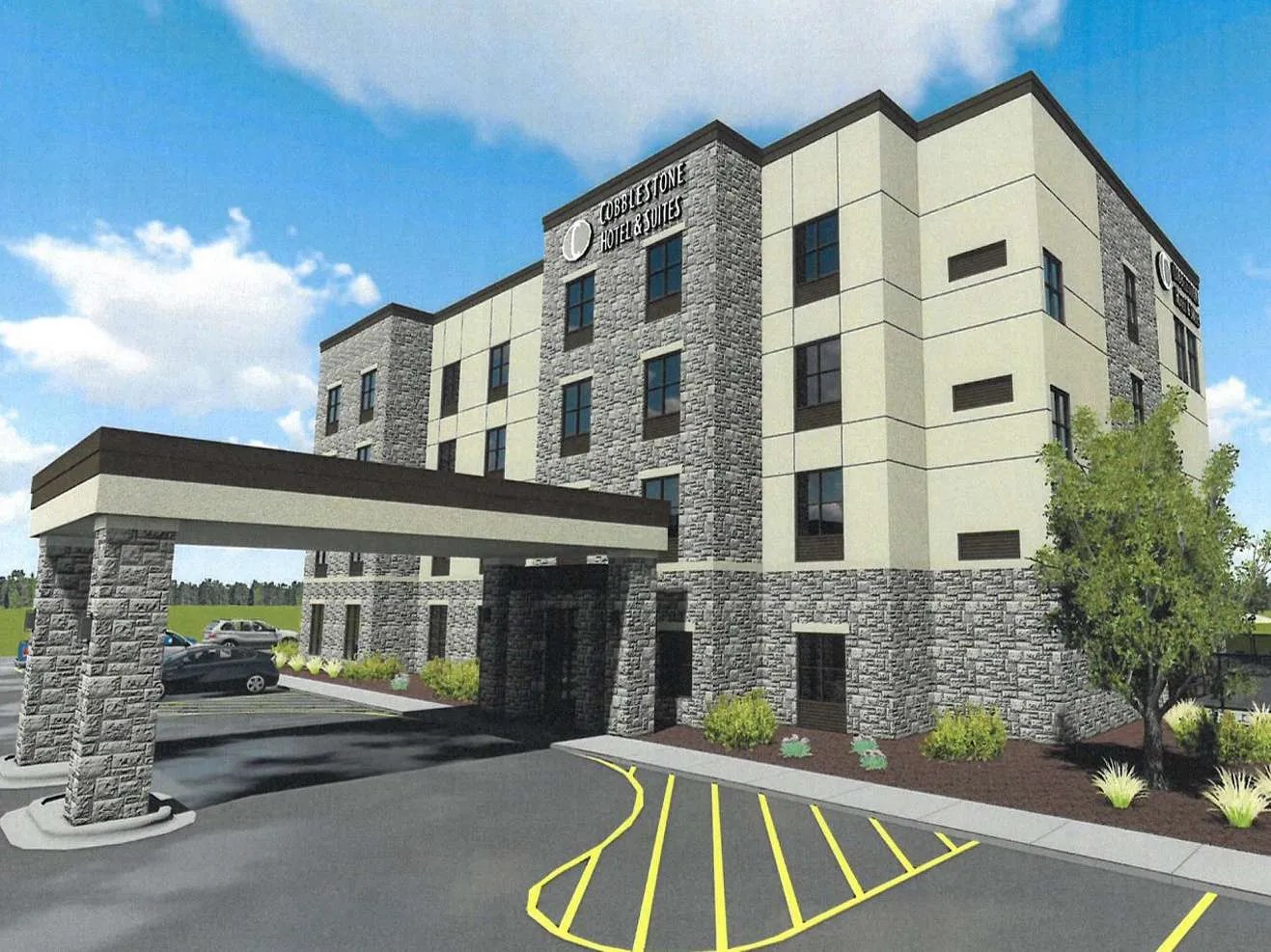 Cobblestone Hotel in Two Rivers Braun Building Center