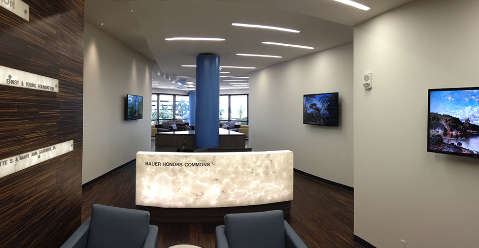 University of Houston Melcher Hall Bauer Honors Commons