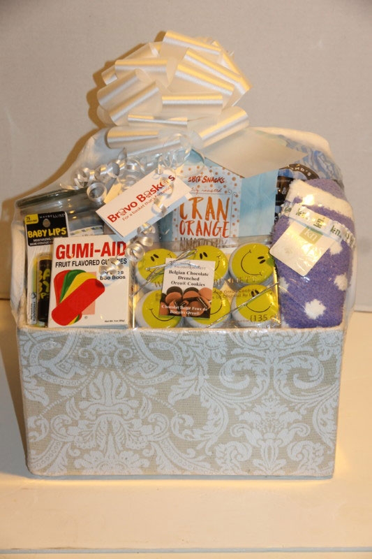 A Get Well Basket for a young woman Bravo Baskets