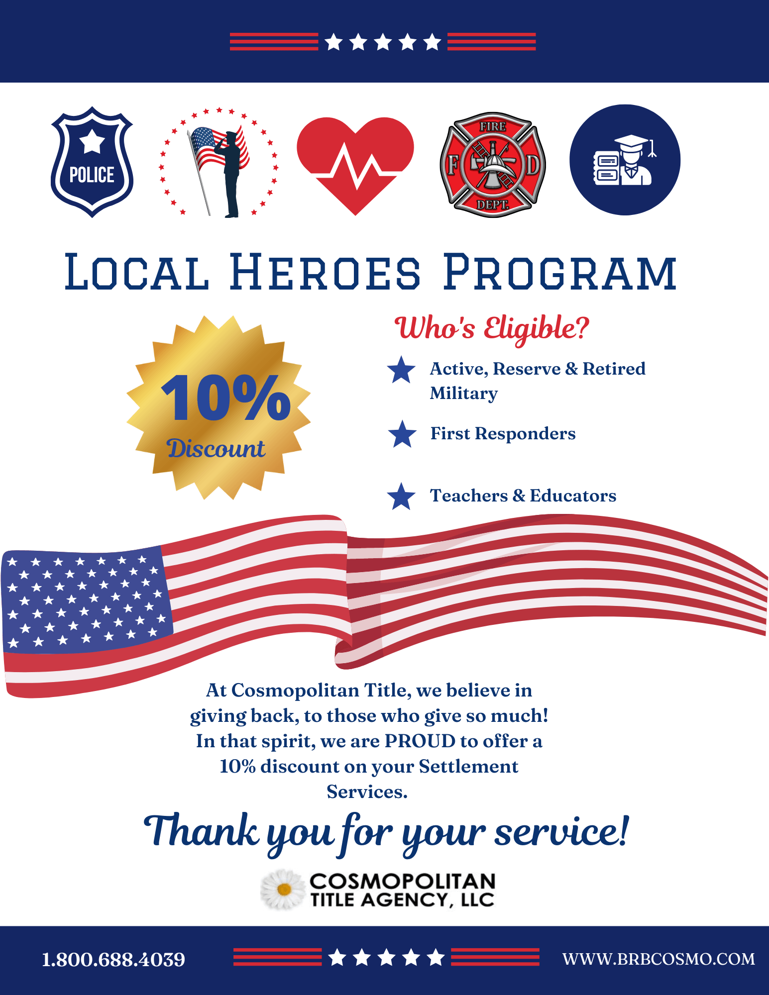 What About Our Fees? Cosmopolitan Title Agency, LLC