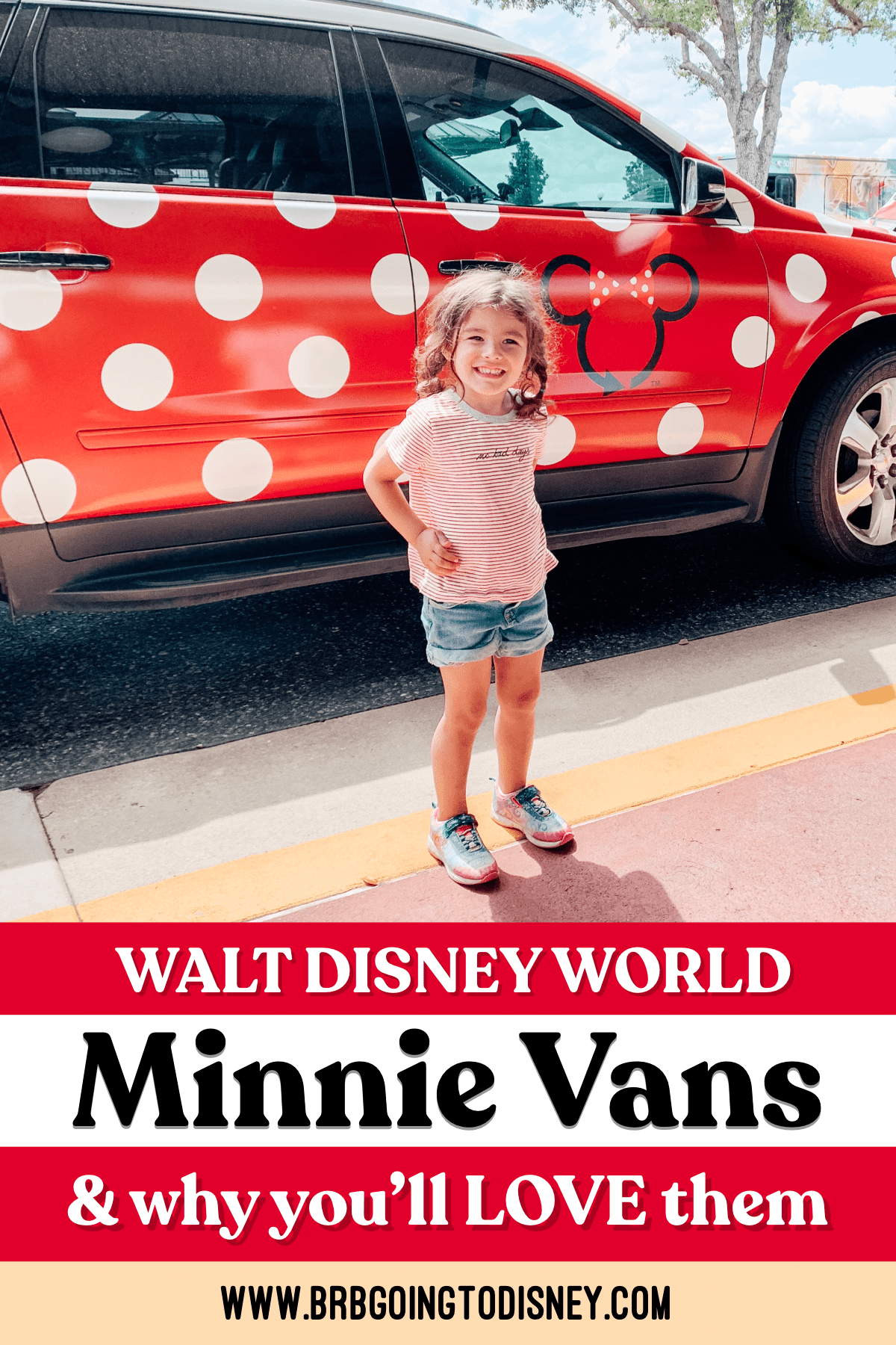 Minnie Van Service at Walt Disney World BRB Going to Disney