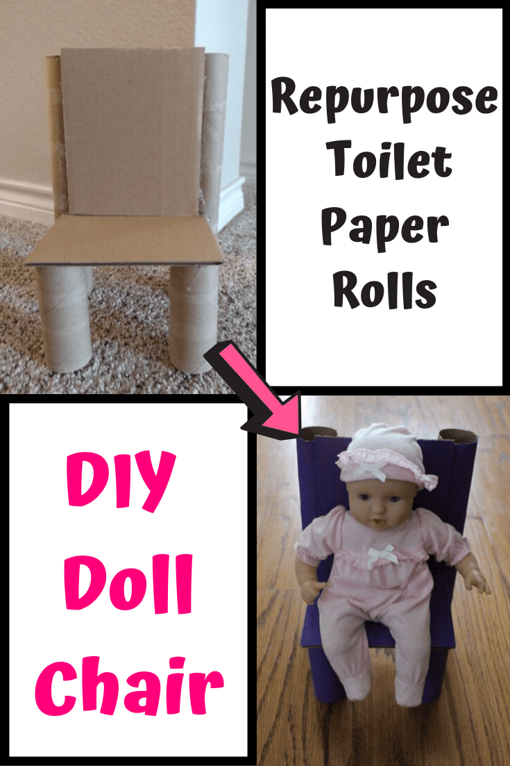 DIY With Toilet Paper Rolls + Paper Towel Rolls DIY Doll Chair