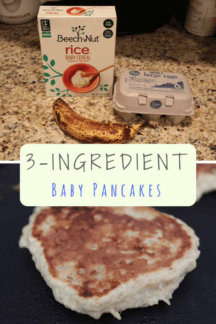 Baby Cereal Pancakes Easy ThreeIngredient Banana and Egg Pancakes