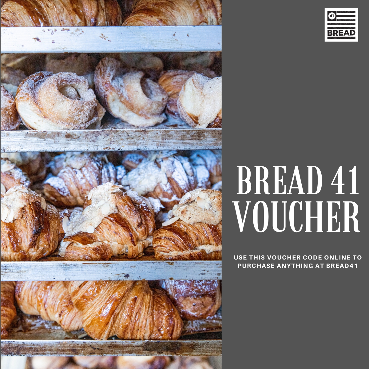 Bread 41 Voucher BREAD 41 Vouchers Voucher Connect
