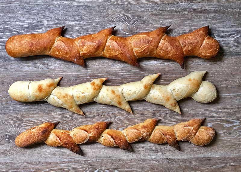 Epi Ficelles Rounds Bread and Cie