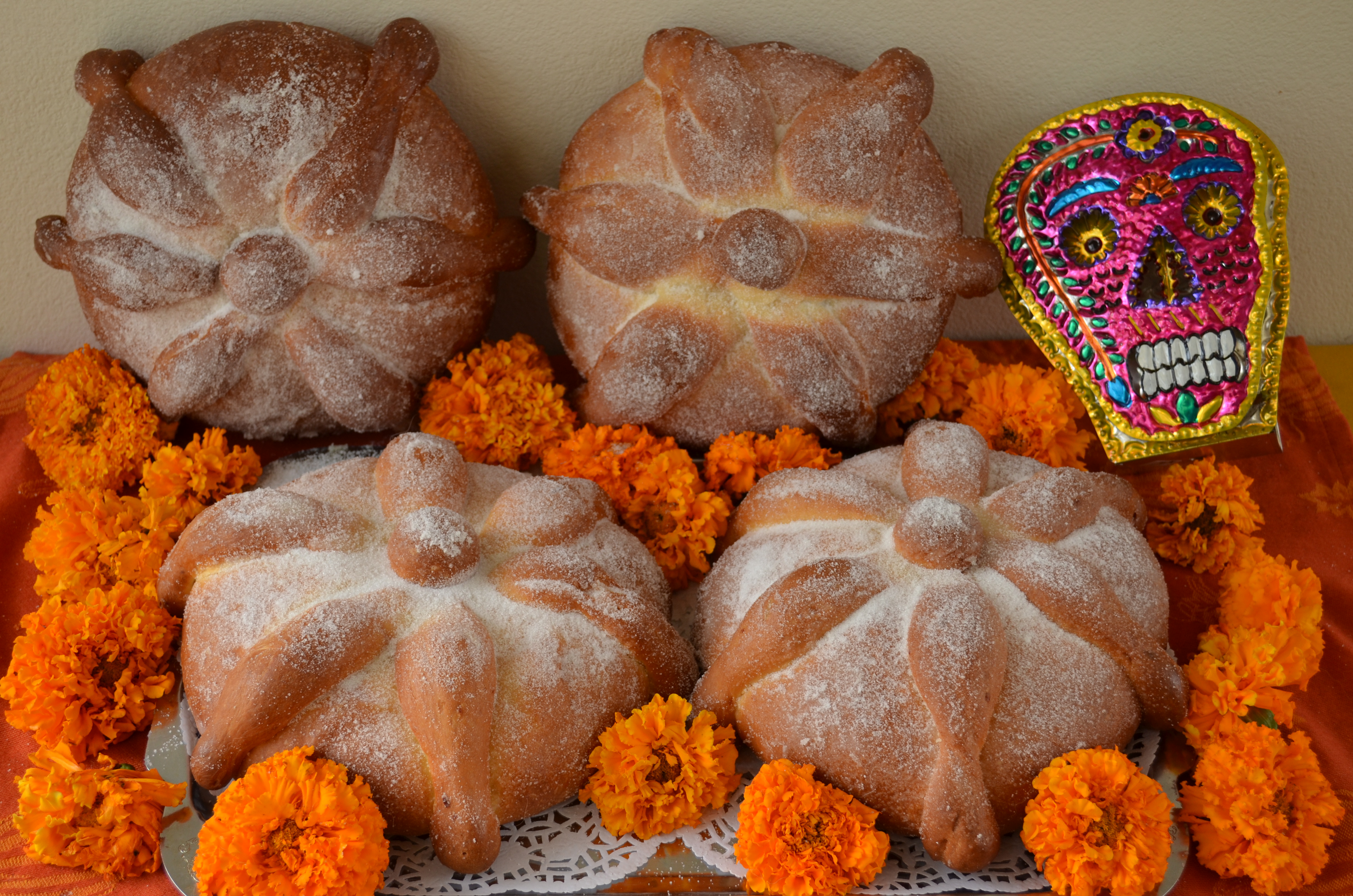Pan de Muerto Bread and Tortillas