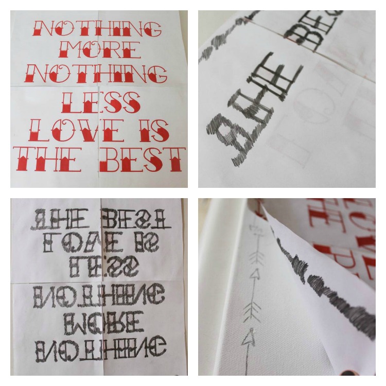 Love Is The Best DIY Quote Canvas • Bread Booze Bacon