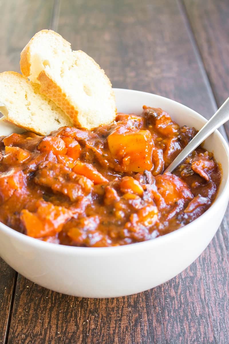 Tomato Beef Stew • Bread Booze Bacon