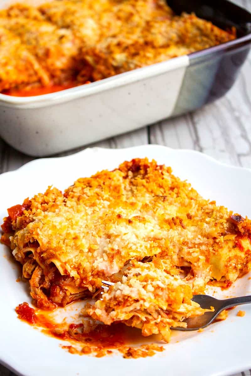 Chicken Parmesan Lasagna • Bread Booze Bacon