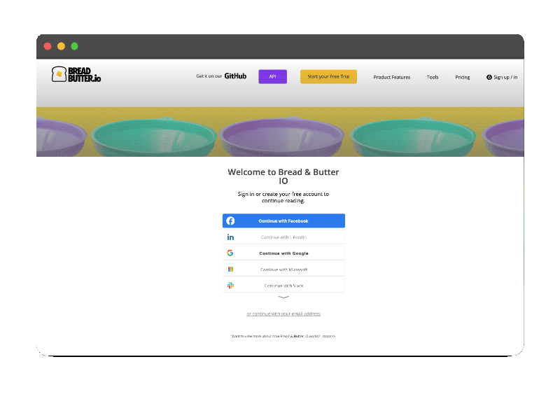 Content Preview Demo Bread & Butter