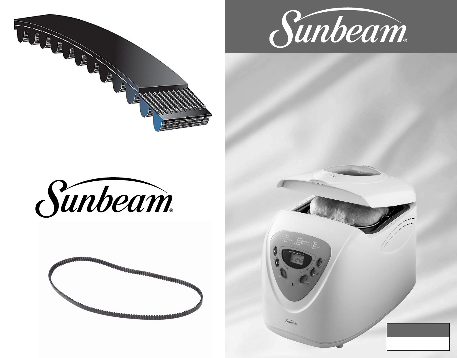 Sunbeam Breadmaker Drive Belt