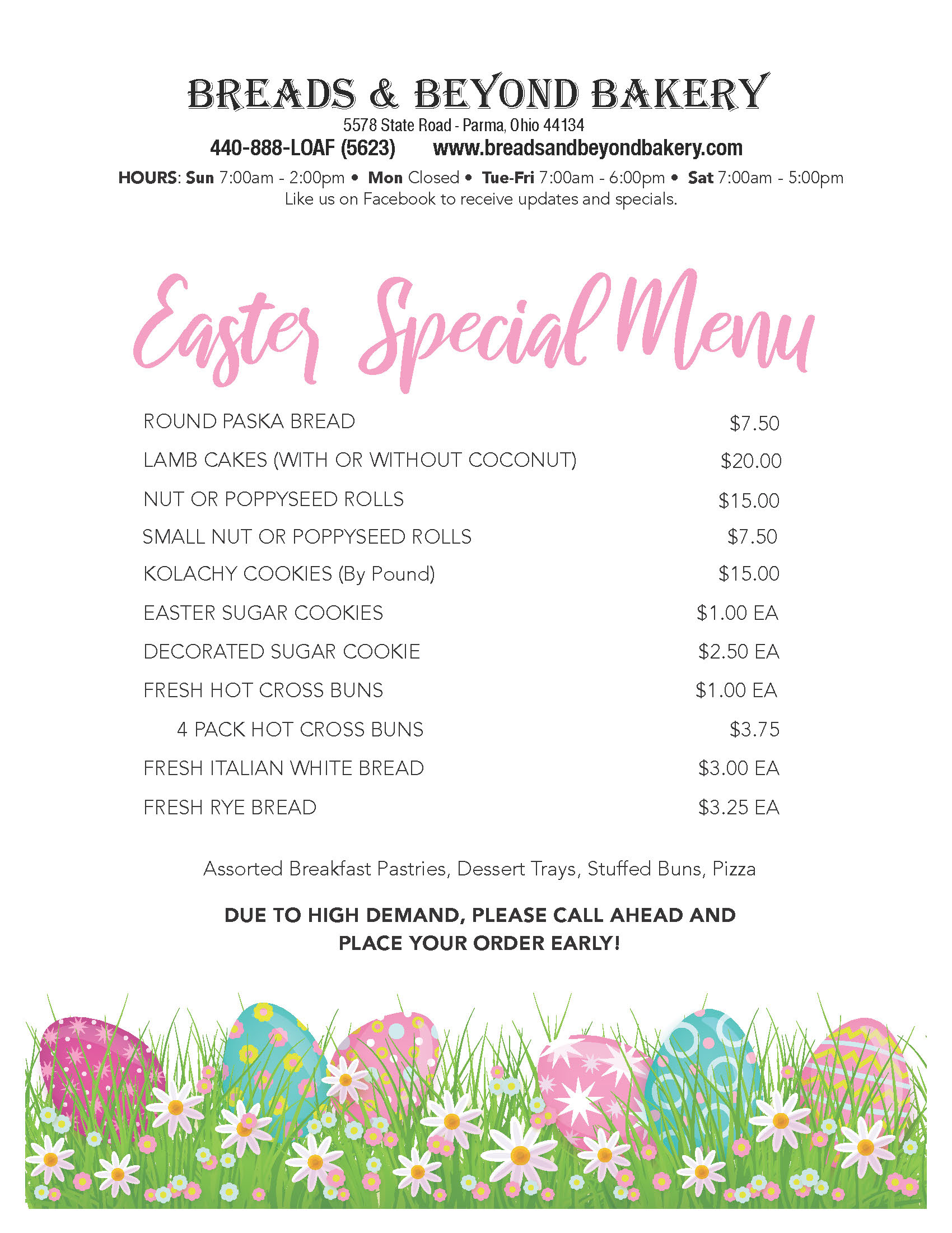 Breads and Beyond Bakery in Parma, OH