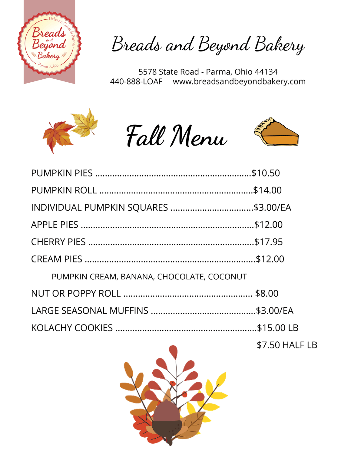 Breads and Beyond Bakery in Parma, OH