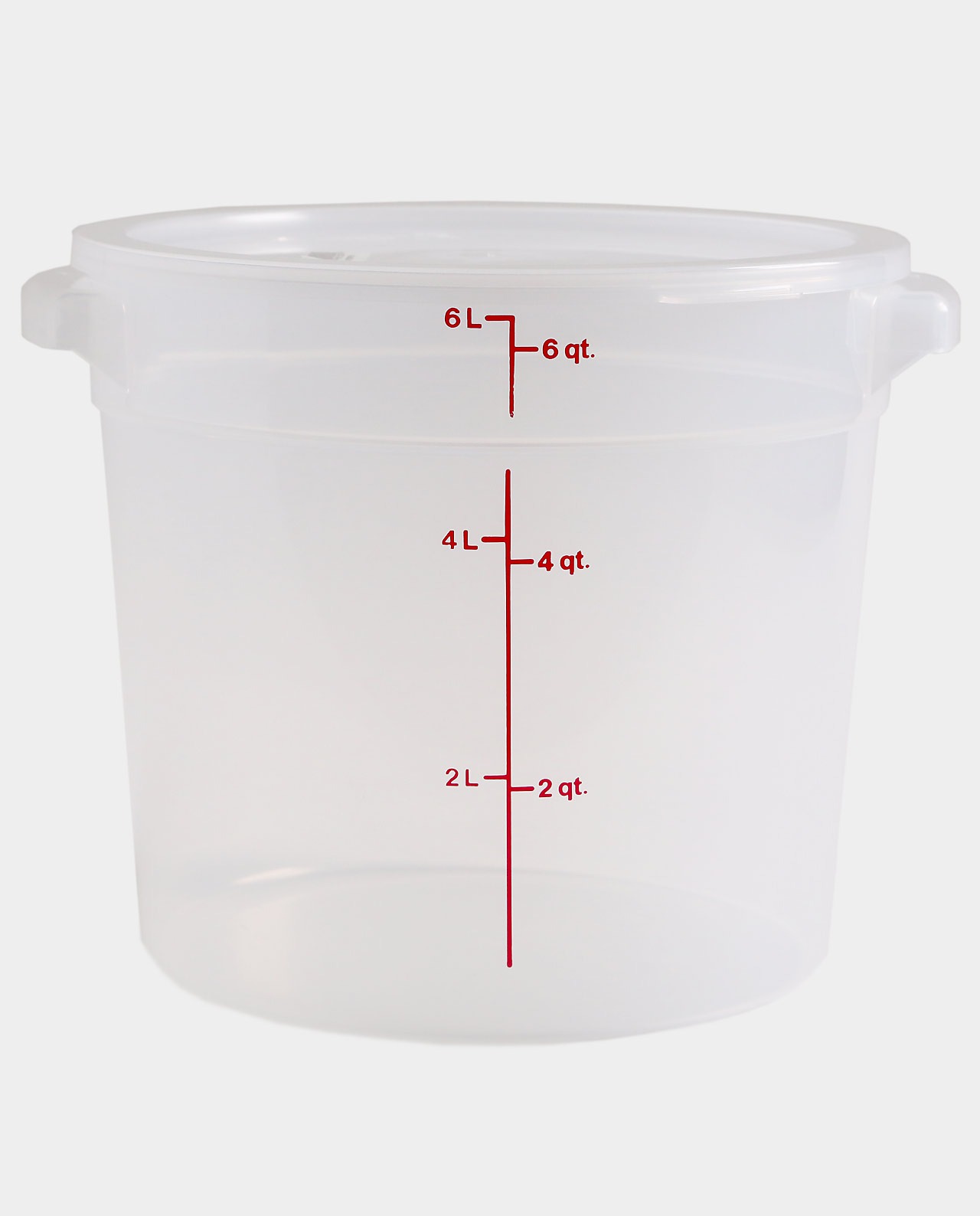 Dough Rising and Storage Bucket with Lid — 6 qt. Round Breadtopia