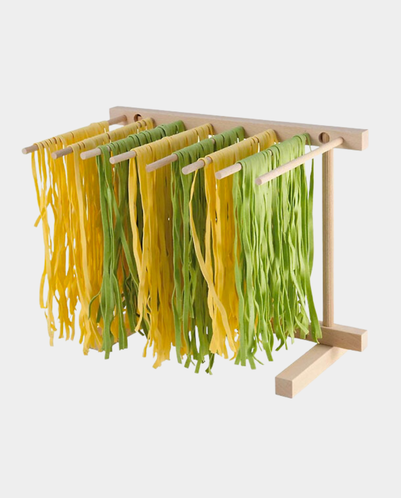 Eppicotispai Pasta Drying Rack — Natural Beechwood, Collapsible
