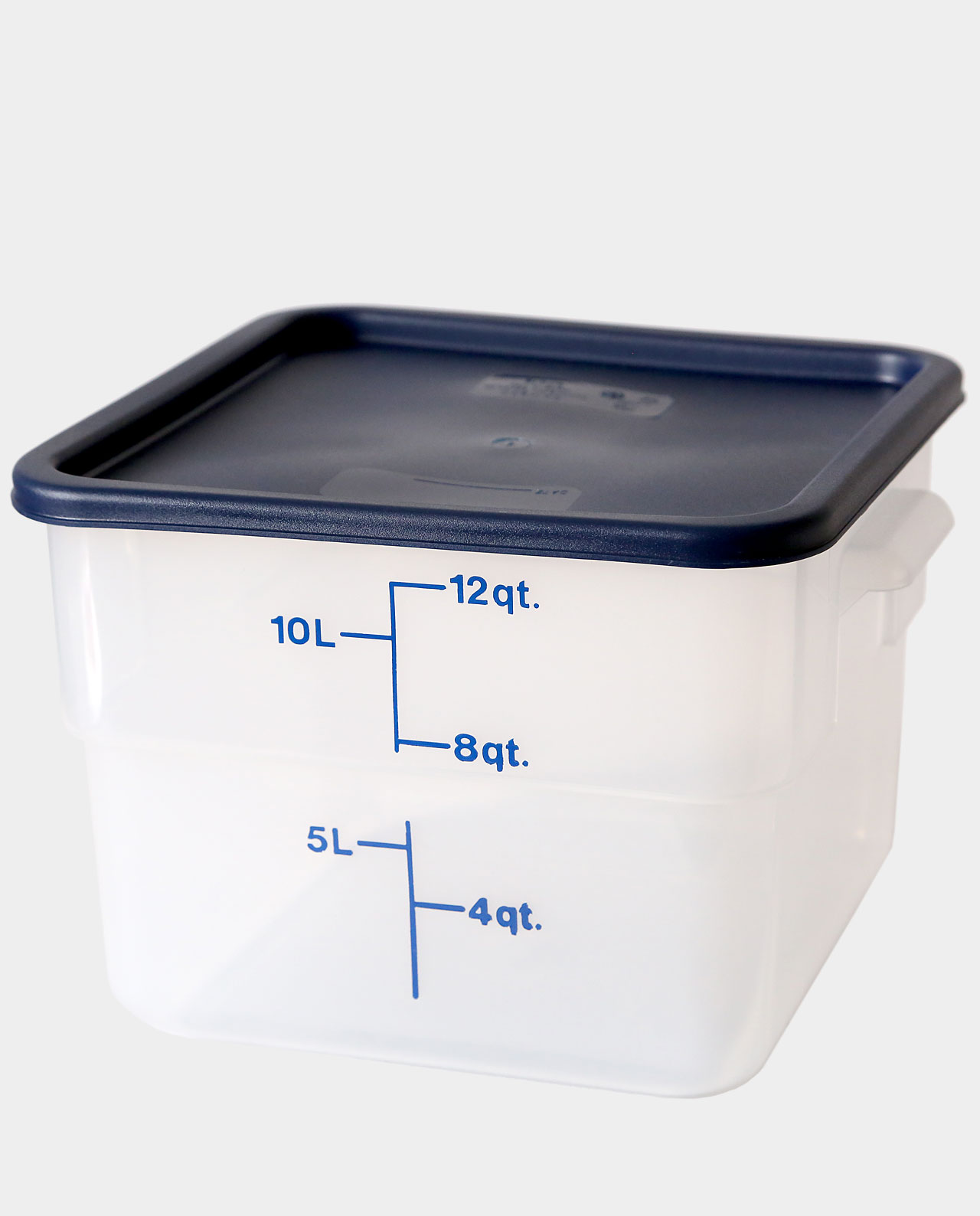 Dough Rising and Storage Bucket with Lid — 12 qt. Square Breadtopia