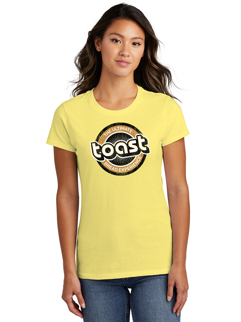 Toast Ladies Tee Yellow Toast