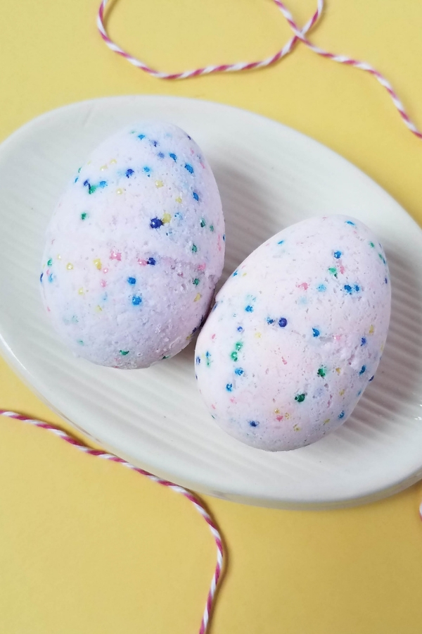 Speckled Easter Egg Bath Bombs BREA Getting Fit