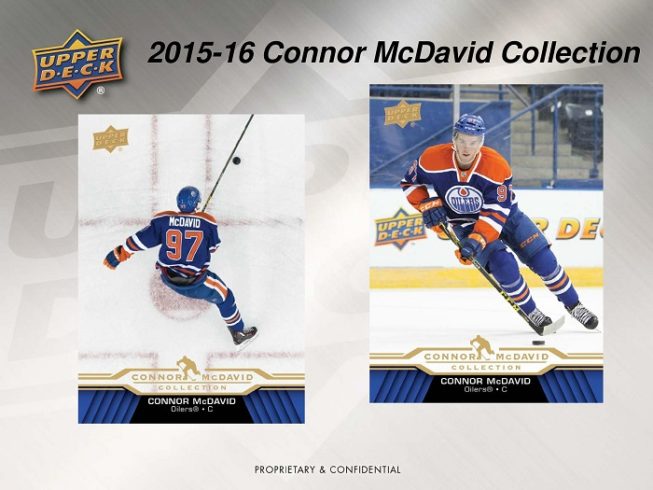 UPPER DECK CONNOR McDAVID COLLECTION BOX Breakaway Sports Cards