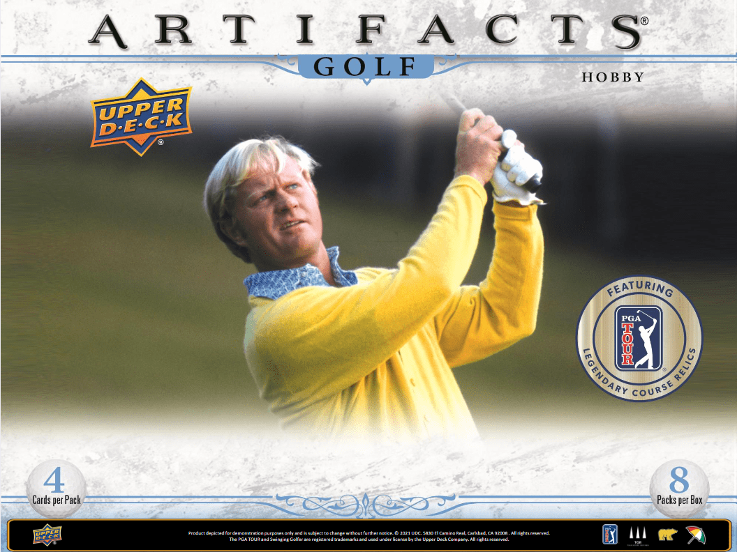 2021 UPPER DECK ARTIFACTS GOLF HOBBY BOX Breakaway Sports Cards