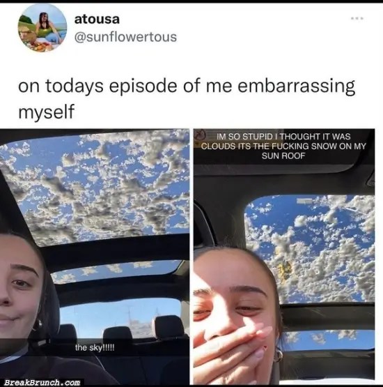 How to embarrass yourself BreakBrunch