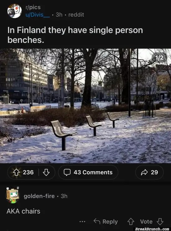 This is called chair BreakBrunch