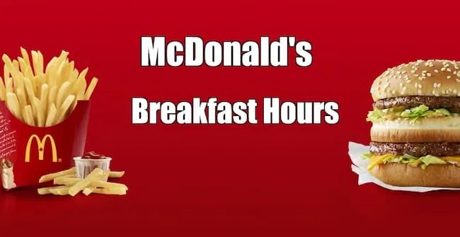 What Time Does Mcdonald's Start Serving Lunch Uk sol