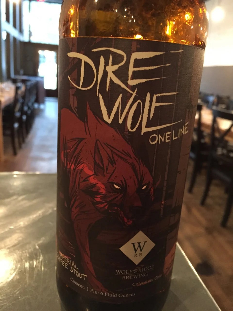 Quick Pint Wolf's Ridge Brewing's Daybreak coffee cream ale