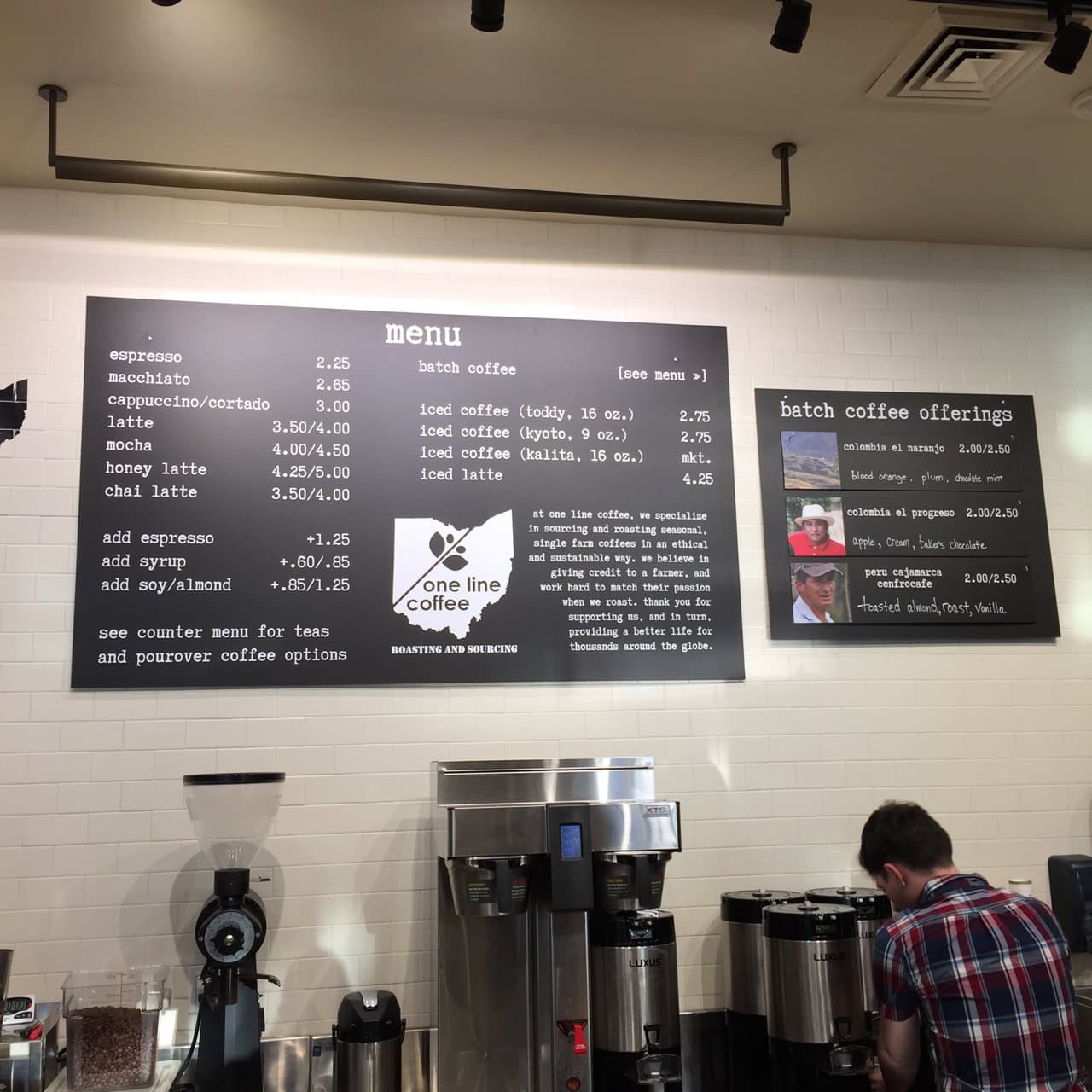 One Line Coffee (Huntington Center) Columbus, OH Breakfast With Nick