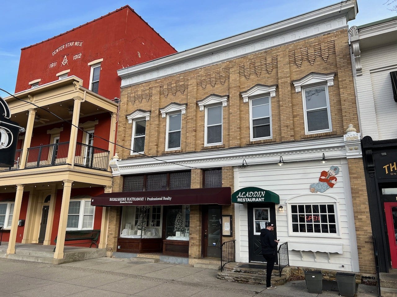 Refuel at the Aladdin Diner in downtown Granville Karinokada