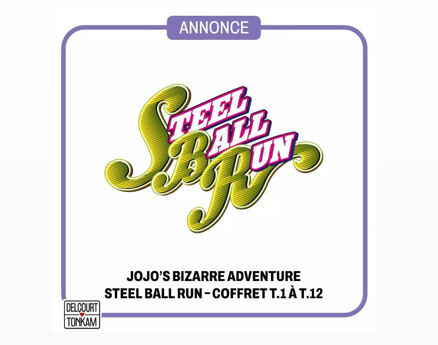 JoJo's Bizarre Adventure Steel Ball Run arrive en coffrets