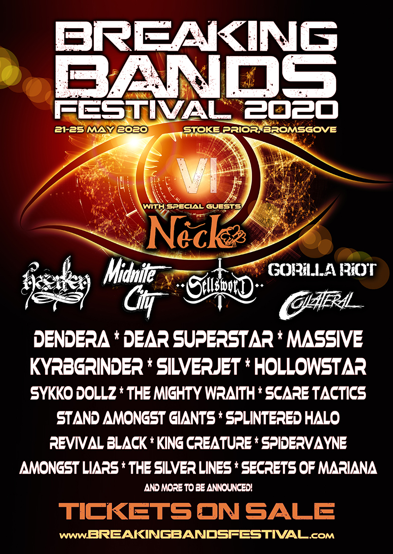 BREAKING BANDS FESTIVAL MOVES TO 2022 Breaking Bands Festival