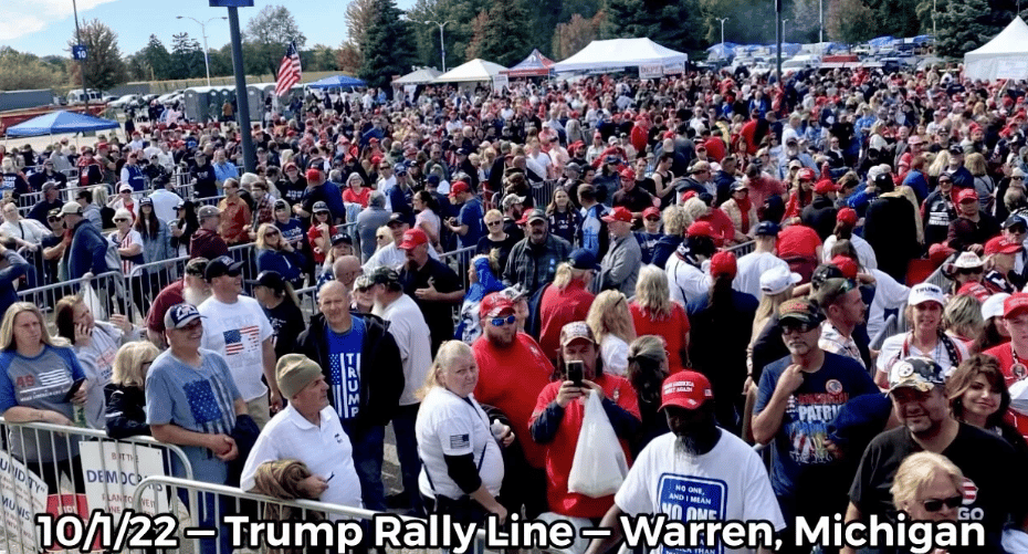LIVE STREAM VIDEO President Trump Holds Save America Rally Tonight in Warren, Michigan RSBN