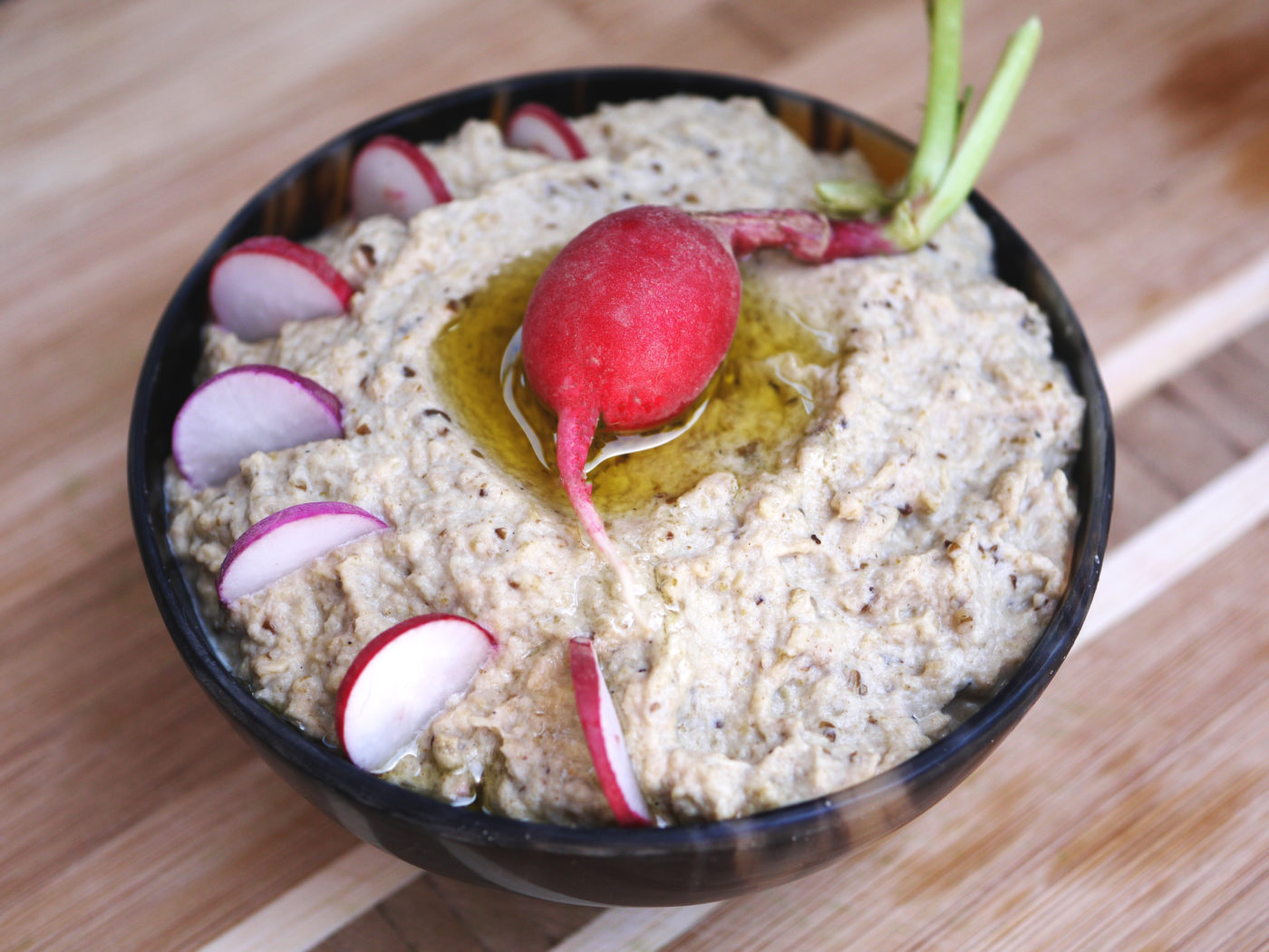 Baba Ganoush Breaking Matzo